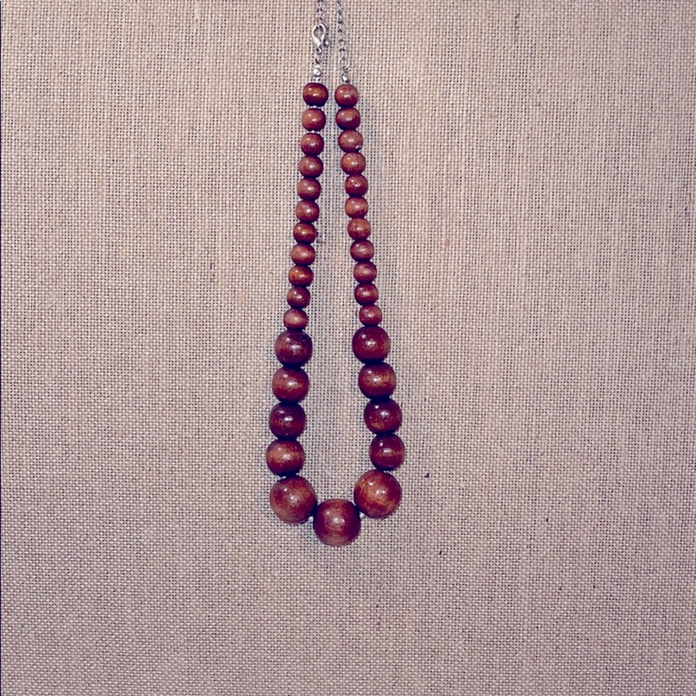 Wood Bead Necklace